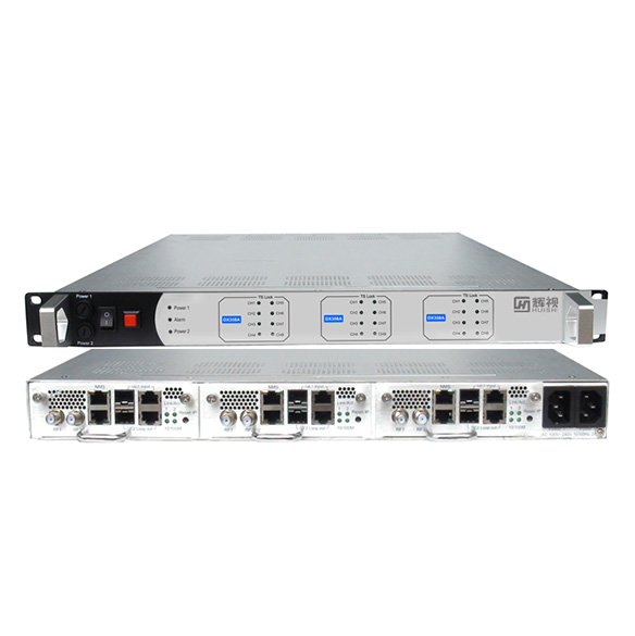 8合1 IP復用QAM調(diào)制器HS-6008-IQ